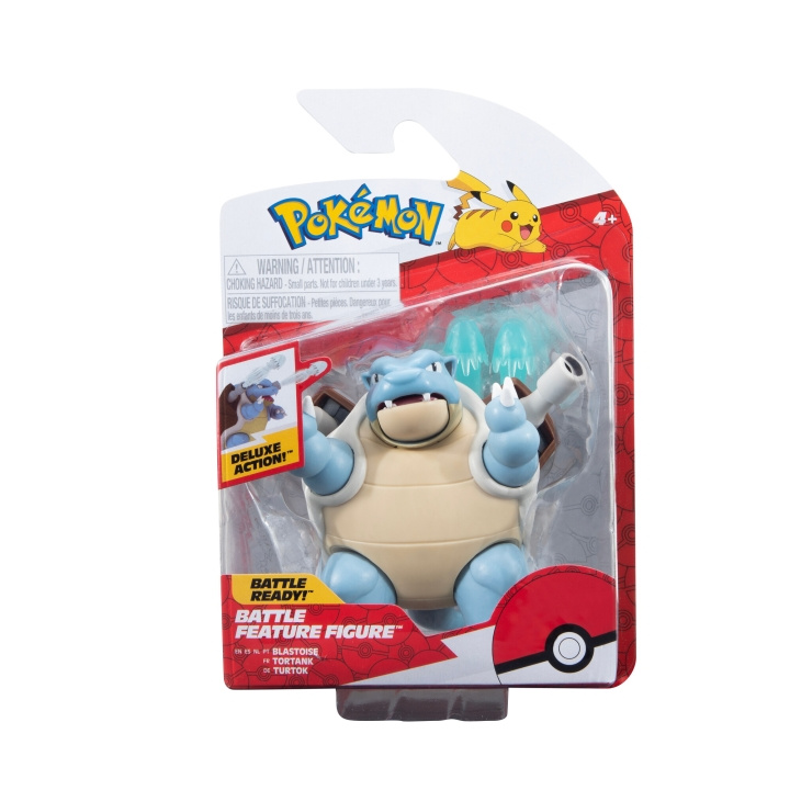 Pokémon Taisteluominaisuushahmo Blastoise (PKW3035) ryhmässä LELUT, TUOTTEET LAPSILLE JA VAUVOILLE / Leikkikalut, Askartelu &Pelit / Figuurit, miniatyyrit ja tarvikkeet @ TP E-commerce Nordic AB (D30113)
