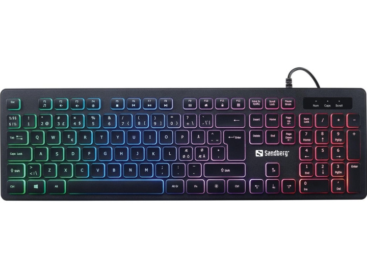 Sandberg Gamer-näppäimistö Stealth NORDIC ryhmässä TIETOKOONET & TARVIKKEET / GAMING / Näppäimistöt @ TP E-commerce Nordic AB (D30151)