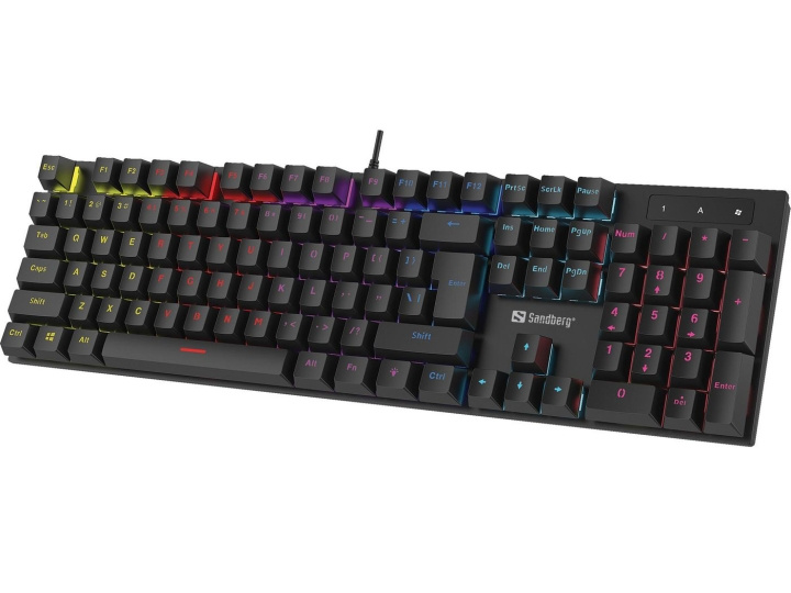 Sandberg Mekaaninen Gamer-näppäimistö NORDIC ryhmässä TIETOKOONET & TARVIKKEET / GAMING / Näppäimistöt @ TP E-commerce Nordic AB (D30152)