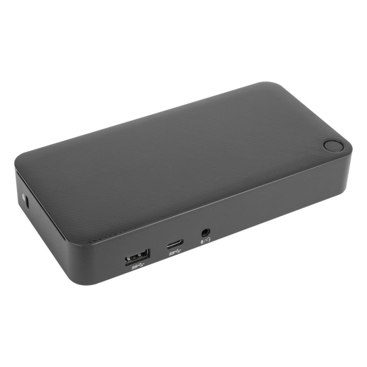 Targus Universal DisplayLink USB-C® Dual 4K HDMI -telakointiasema, jossa on 65 W virransyöttö ryhmässä ÄLYPUHELIMET JA TABLETIT / Laturit & Kaapelit / Telakointiasemat @ TP E-commerce Nordic AB (D30162)
