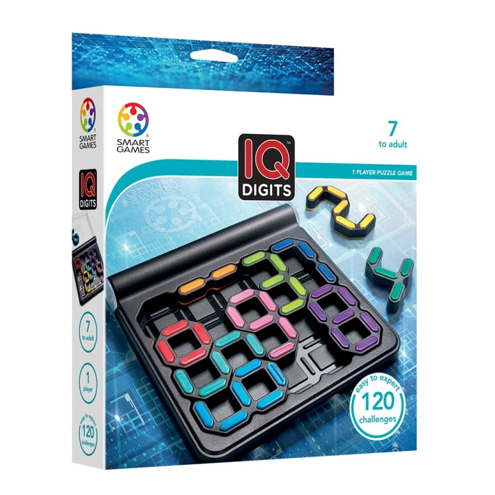 Smart Games IQ Digits (pohjoismainen) (SG2404) ryhmässä LELUT, TUOTTEET LAPSILLE JA VAUVOILLE / Peli / Lautapelit @ TP E-commerce Nordic AB (D30176)