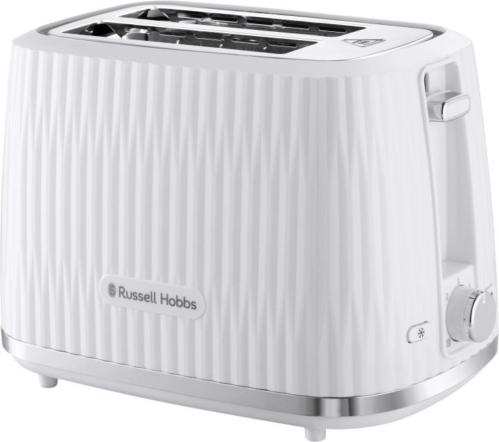 Russell Hobbs Eden 2S leivänpaahdin - valkoinen ryhmässä KOTI, TALOUS JA PUUTARHA / Kodinkoneet / Leivänpaahtimet & Leipägrillit / Leivänpaahtimet @ TP E-commerce Nordic AB (D30217)