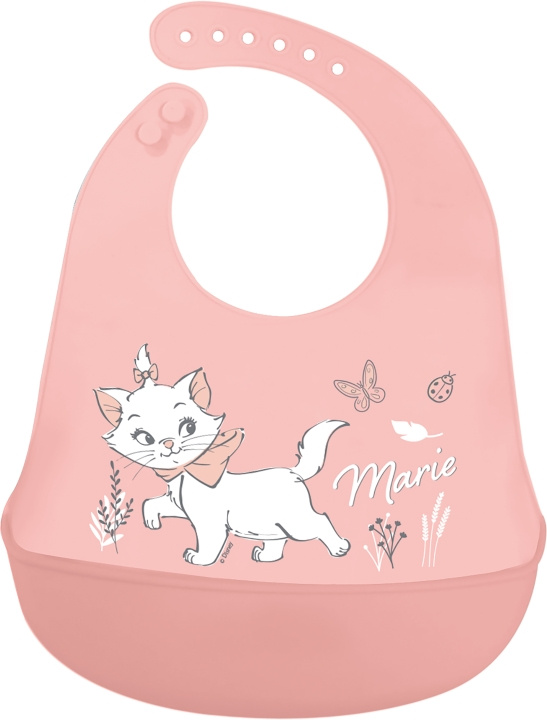 STOR BABY Pikkulapsen ruokalappu - 100% silikonia - Disney Marie ryhmässä LELUT, TUOTTEET LAPSILLE JA VAUVOILLE / Syö ja juo / Ruokalaput @ TP E-commerce Nordic AB (D30230)