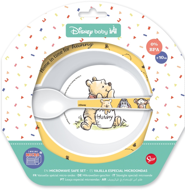 STOR Baby 2-pc. setti - kulho + lusikka, WTP ryhmässä LELUT, TUOTTEET LAPSILLE JA VAUVOILLE / Syö ja juo / Lasten astiat @ TP E-commerce Nordic AB (D30235)