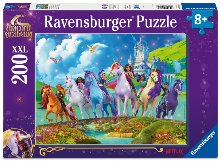 Ravensburger Unicorn Academy 200p XXL - (12004165) ryhmässä LELUT, TUOTTEET LAPSILLE JA VAUVOILLE / Leikkikalut, Askartelu &Pelit / Lasten palapeli @ TP E-commerce Nordic AB (D30255)