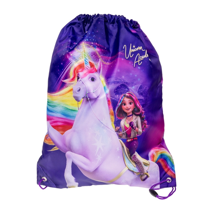STOR Unicorn acadamy - Kiristysnauha jumppakassi - 35 x 45 cm ryhmässä LELUT, TUOTTEET LAPSILLE JA VAUVOILLE / Matkustus / Laukut / Reput ja rinkat @ TP E-commerce Nordic AB (D30285)