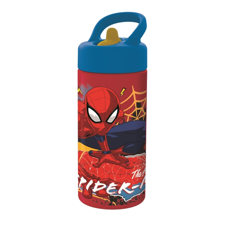 STOR SPIDERMAN Sipper vesipullo - 410 ml ryhmässä LELUT, TUOTTEET LAPSILLE JA VAUVOILLE / Syö ja juo / Tuttipullot & Tarvikkeet @ TP E-commerce Nordic AB (D30358)