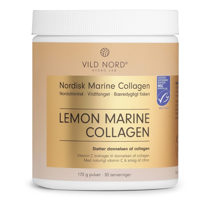 VILD NORD Sitruuna Marine Collagen 170 grammaa ryhmässä KAUNEUS JA TERVEYS / Terveydenhoito / Muut @ TP E-commerce Nordic AB (D30371)