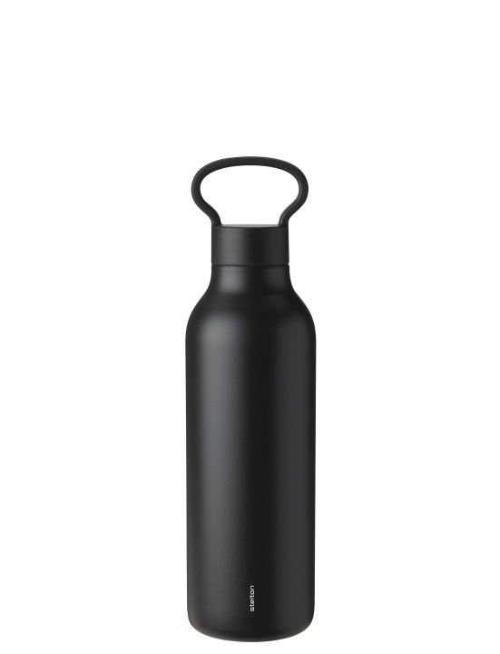 Stelton Tabi tyhjiöeristetty pullo - Musta - 0,55 l ryhmässä LELUT, TUOTTEET LAPSILLE JA VAUVOILLE / Syö ja juo / Tuttipullot & Tarvikkeet @ TP E-commerce Nordic AB (D30395)