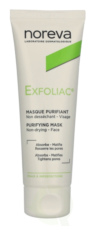 Noreva Exfoliac Purifying Mask 50 ml ryhmässä KAUNEUS JA TERVEYS / Ihonhoito / Kasvot / Naamiot @ TP E-commerce Nordic AB (D30485)