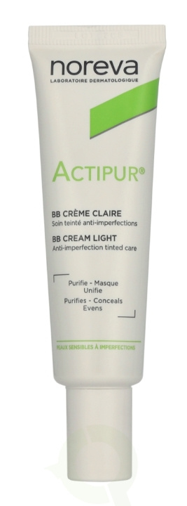 Noreva Actipur BB Cream 30 ml Light ryhmässä KAUNEUS JA TERVEYS / Ihonhoito / Kasvot / Päivävoide @ TP E-commerce Nordic AB (D30489)