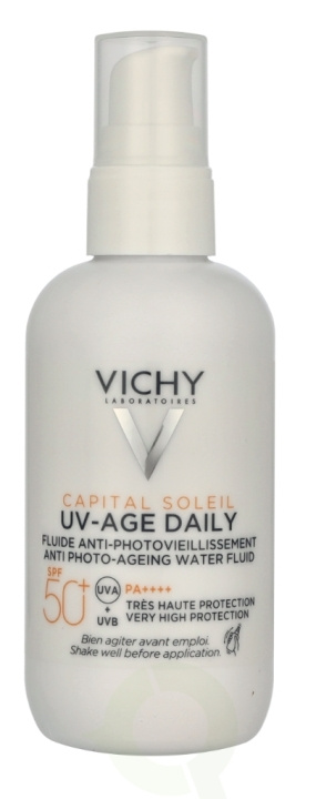 Vichy Capital Soleil UV-Age Daily Anti-Ageing Fluid SPF50 80 ml ryhmässä KAUNEUS JA TERVEYS / Ihonhoito / Rusketus / Aurinkosuoja @ TP E-commerce Nordic AB (D30516)
