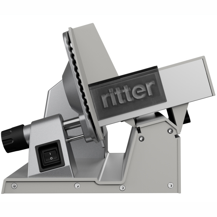 Ritter Skärmaskin Deli Slicer Lupo13 570.020 Full metal 19 cm Ø ryhmässä KOTI, TALOUS JA PUUTARHA / Kodinkoneet / Yleiskoneet ja monitoimikoneet / Viipalointikoneet @ TP E-commerce Nordic AB (D30575)