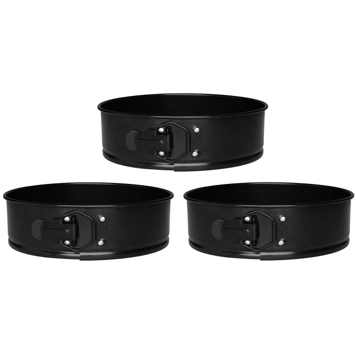 Maku Springformar med löstagbar botten 3-pack ryhmässä KOTI, TALOUS JA PUUTARHA / Keittiövälineet / Leivontatarvikkeet @ TP E-commerce Nordic AB (D30586)