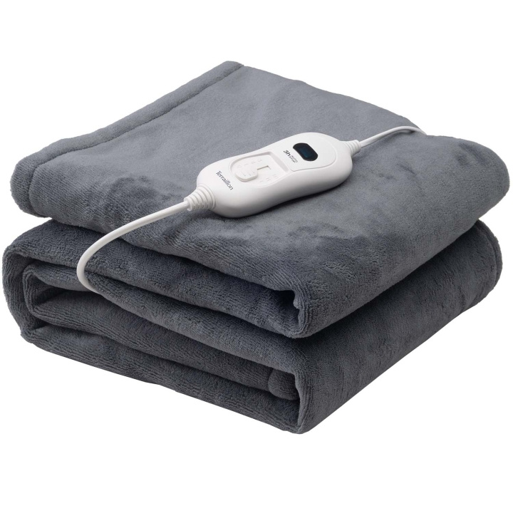 Terraillon Värmefilt Cozy 160x120cm Dark Grey ryhmässä KAUNEUS JA TERVEYS / Hieronta ja hyvinvointi / Lämpöpeitot @ TP E-commerce Nordic AB (D30595)