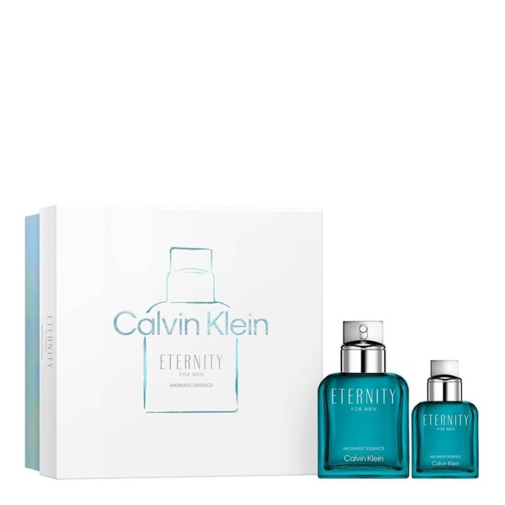 Calvin Klein Giftset Calvin Klein Eternity for Men Aromatic Essence Edp 100ml + Edp 30ml ryhmässä KAUNEUS JA TERVEYS / Tuoksut & Parfyymit / Parfyymit / Hajuvesiboksit @ TP E-commerce Nordic AB (D30631)