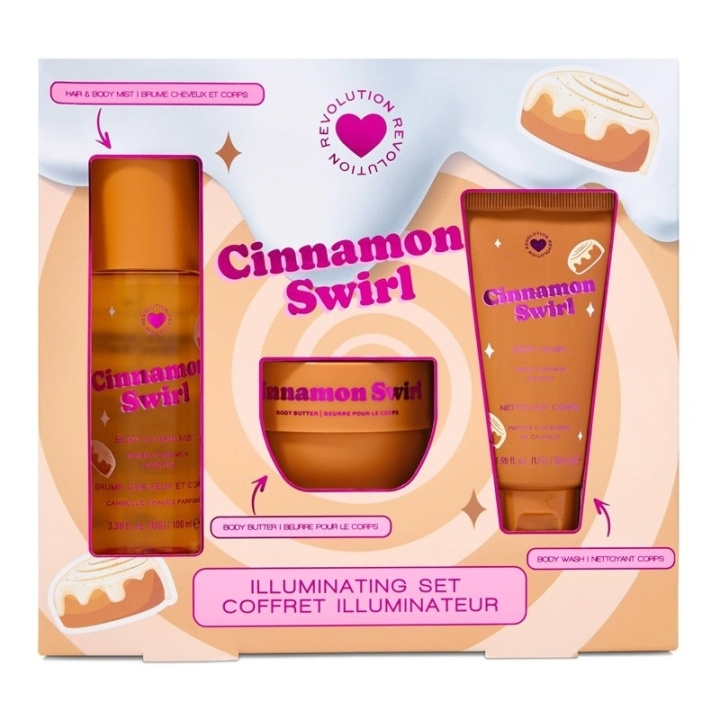Makeup Revolution I Heart Revolution Cinnamon Swirl Giftset ryhmässä KAUNEUS JA TERVEYS / Tuoksut & Parfyymit / Parfyymit / Hajuvesiboksit @ TP E-commerce Nordic AB (D30653)