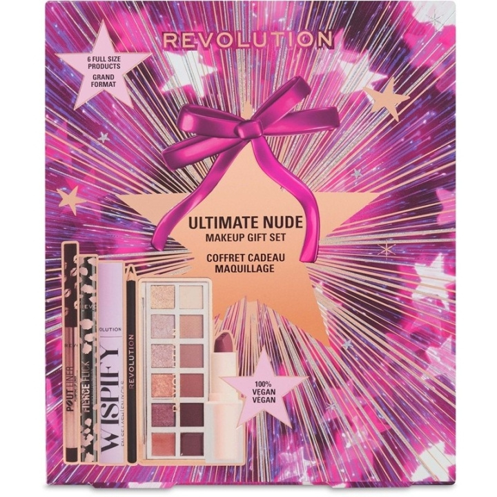 Makeup Revolution Ultimate Nude Giftset ryhmässä KAUNEUS JA TERVEYS / Lahjapakkaukset / Naisten lahjapakkaukset @ TP E-commerce Nordic AB (D30658)