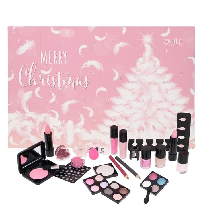 Zmile Cosmetics Beauty Advent Calendar Traditional Pink And Fluffy ryhmässä KAUNEUS JA TERVEYS / Lahjapakkaukset / Naisten lahjapakkaukset @ TP E-commerce Nordic AB (D30662)