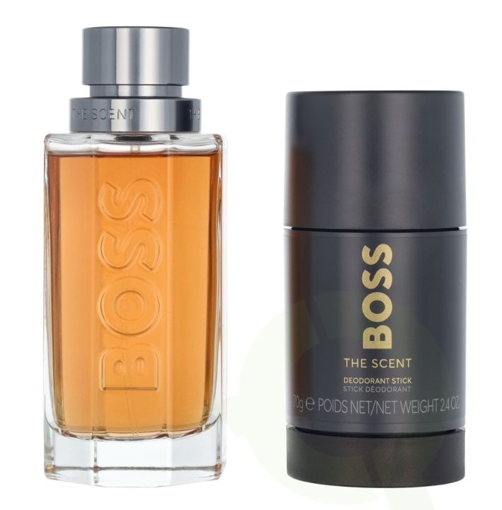 Hugo Boss The Scent Giftset 175 ml Edt Spray 100ml/Deo Stick 75ml ryhmässä KAUNEUS JA TERVEYS / Tuoksut & Parfyymit / Parfyymit / Hajuvesiboksit @ TP E-commerce Nordic AB (D30701)