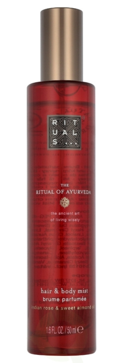 Rituals Ayurveda Blissfull Hair & Body Mist 50 ml Indian Rose & Sweet Almond Oil ryhmässä KAUNEUS JA TERVEYS / Ihonhoito / Kehon hoito / Vartalosuihke @ TP E-commerce Nordic AB (D30715)