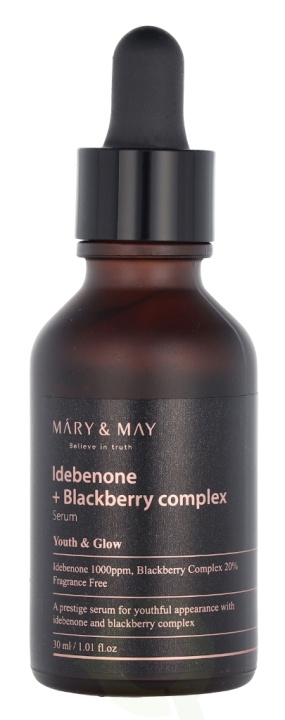 Mary & May Idebenone + Blackberry Complex Serum 30 ml ryhmässä KAUNEUS JA TERVEYS / Ihonhoito / Kasvot / Seerumit iholle @ TP E-commerce Nordic AB (D30727)