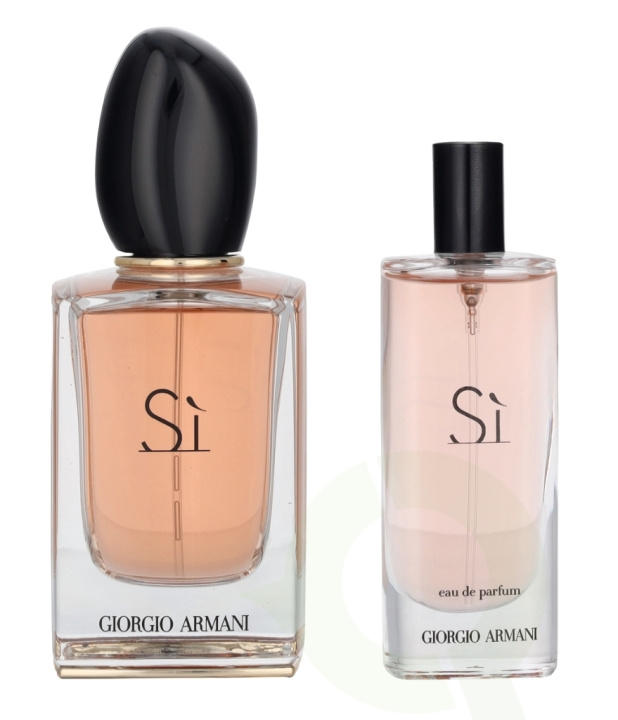 Armani Si Giftset 65 ml Edp Spray 50ml/Edp Spray 15ml ryhmässä KAUNEUS JA TERVEYS / Tuoksut & Parfyymit / Parfyymit / Naisten Tuoksut @ TP E-commerce Nordic AB (D30796)