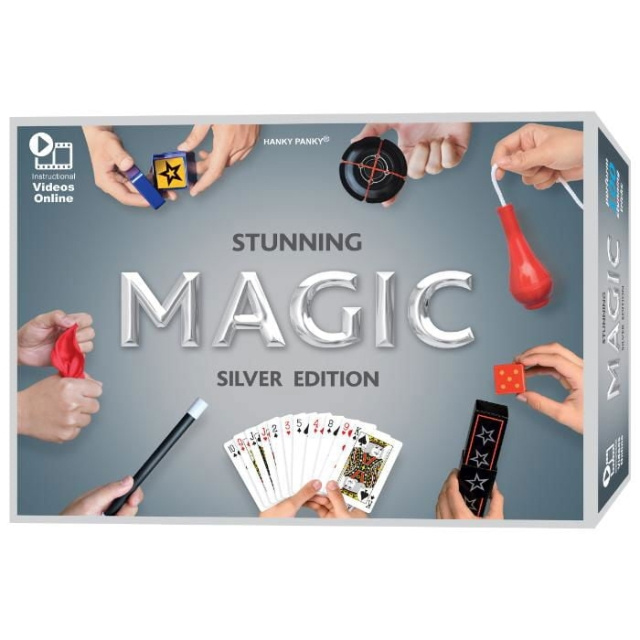Hanky Panky Toys Stunning Magic - Silver Edition 100 temppua (29039) ryhmässä LELUT, TUOTTEET LAPSILLE JA VAUVOILLE / Peli / Lautapelit @ TP E-commerce Nordic AB (D30849)