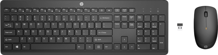 HP 230 Langaton pöytäkonesetti, musta - Nordic ryhmässä TIETOKOONET & TARVIKKEET / Hiiret & Näppäimistöt / Näppäimistöt @ TP E-commerce Nordic AB (D30889)