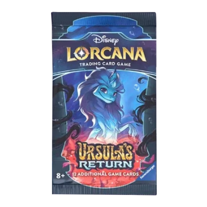 Disney Lorcana - Ursulan paluu Booster 1 -pakkaus (11098342) ryhmässä LELUT, TUOTTEET LAPSILLE JA VAUVOILLE / Peli / Korttipeli @ TP E-commerce Nordic AB (D30953)