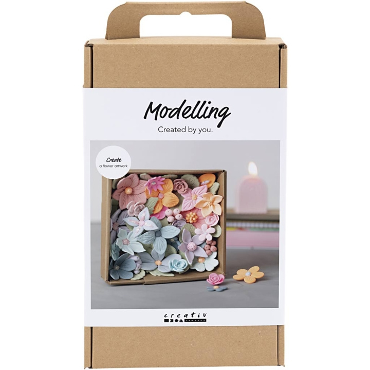 Creative Toys Creativ - askartelusarja mallinnus, kukat, pastellivärit (977800) ryhmässä LELUT, TUOTTEET LAPSILLE JA VAUVOILLE / Leikkikalut, Askartelu &Pelit / Käsityöt @ TP E-commerce Nordic AB (D30954)