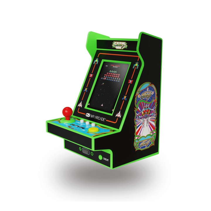 My Arcade Nano Player Galaga 2 Pelit 4,5 tuumaa ryhmässä KODINELEKTRONIIKKA / Pelikonsolit & Tarvikkeet / Muut pelit @ TP E-commerce Nordic AB (D30991)
