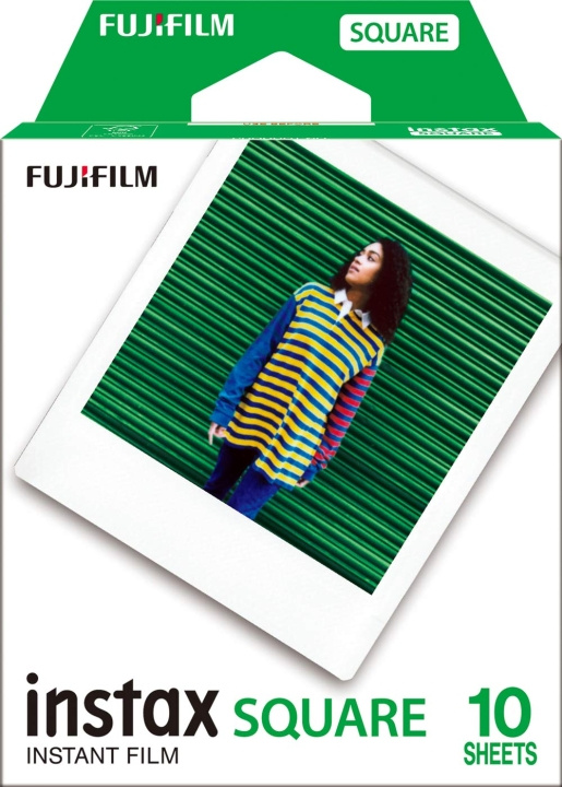 Fuji Instax Square Film 1x10 laukausta ryhmässä KODINELEKTRONIIKKA / Valokuvat & Videot / Valokuvauslaitteet @ TP E-commerce Nordic AB (D31036)