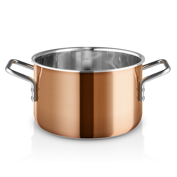 Eva Trio Kuparinen kattila - 3.9 L - 20cm ryhmässä KOTI, TALOUS JA PUUTARHA / Keittiövälineet / Padat ja kattilat @ TP E-commerce Nordic AB (D31037)