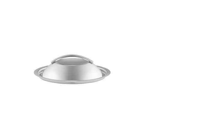Eva Trio Kupukansi - Harjattua terästä - 16 cm - E ryhmässä KOTI, TALOUS JA PUUTARHA / Keittiövälineet / Muut keittivälineet @ TP E-commerce Nordic AB (D31059)