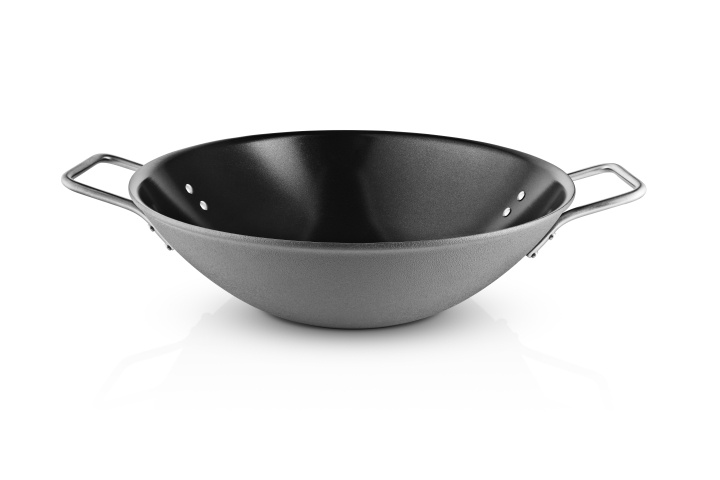 Eva Trio Grey Line Wok - Harmaa - 5,0 L - 32 cm ryhmässä KOTI, TALOUS JA PUUTARHA / Keittiövälineet / Paistinpannut @ TP E-commerce Nordic AB (D31069)