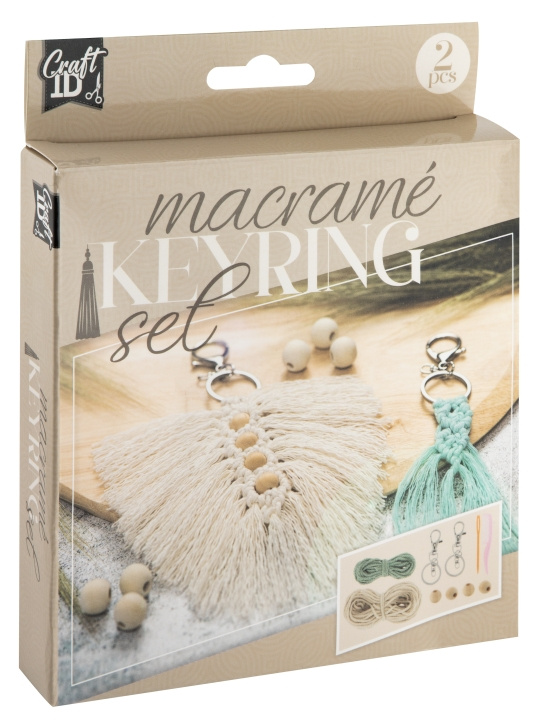 Craft ID Makramee avaimenperät 2kpl (CR1728/GE) ryhmässä URHEILU, VAPAA-AIKA JA HARRASTUS / Hauskat tavarat / Hauskat tavarat @ TP E-commerce Nordic AB (D31108)