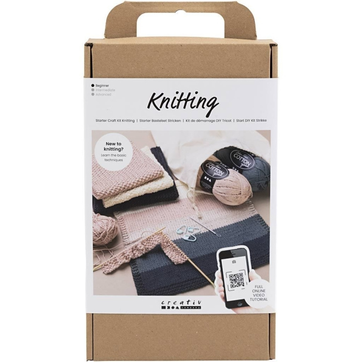 DIY Kit Aloituspakkaus neulominen (970852) ryhmässä URHEILU, VAPAA-AIKA JA HARRASTUS / Harrastus / DIY Kit @ TP E-commerce Nordic AB (D31115)