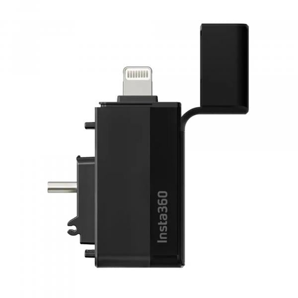 Insta360 X3 - Pikalukija ryhmässä ÄLYPUHELIMET JA TABLETIT / Laturit & Kaapelit / Kaapelit / Lightning kaapelit @ TP E-commerce Nordic AB (D31185)