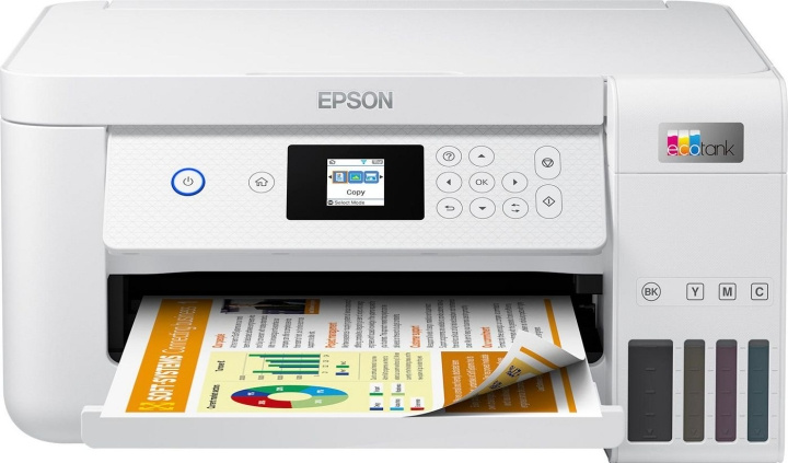 Epson EcoTank ET-2856 All in One InkJet-monitoimilaite ryhmässä TIETOKOONET & TARVIKKEET / Tulostimet & Tarvikkeet / Tulostimet / 3D-tulostin & Tarvikkeet / Skrivare @ TP E-commerce Nordic AB (D31224)
