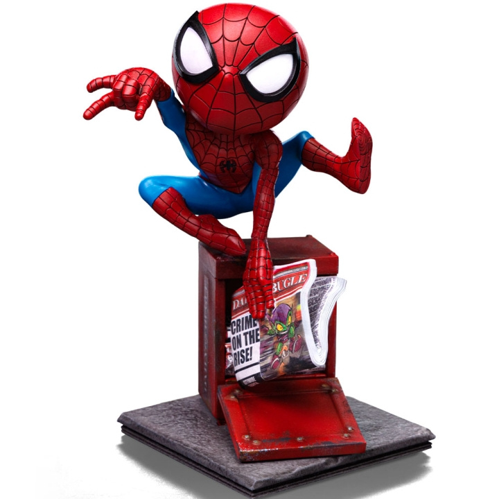 Iron Studios Marvel Comics - Hämähäkkimies Minico hahmo ryhmässä LELUT, TUOTTEET LAPSILLE JA VAUVOILLE / Leikkikalut, Askartelu &Pelit / Figuurit, miniatyyrit ja tarvikkeet @ TP E-commerce Nordic AB (D31241)