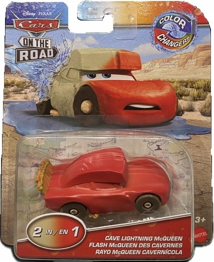 Autot - Värinvaihtaja - Luola Salama McQueen (JHG32) ryhmässä LELUT, TUOTTEET LAPSILLE JA VAUVOILLE / Leikkikalut, Askartelu &Pelit / Leikkiautot @ TP E-commerce Nordic AB (D31258)