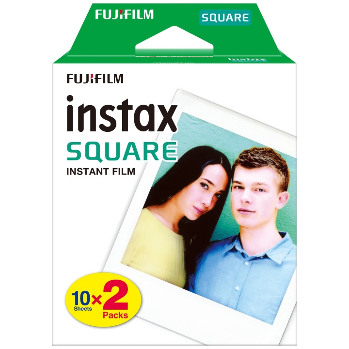 Fuji Instax Square -filmi 20kuvaa ryhmässä KODINELEKTRONIIKKA / Valokuvat & Videot / Valokuvauslaitteet @ TP E-commerce Nordic AB (D31286)