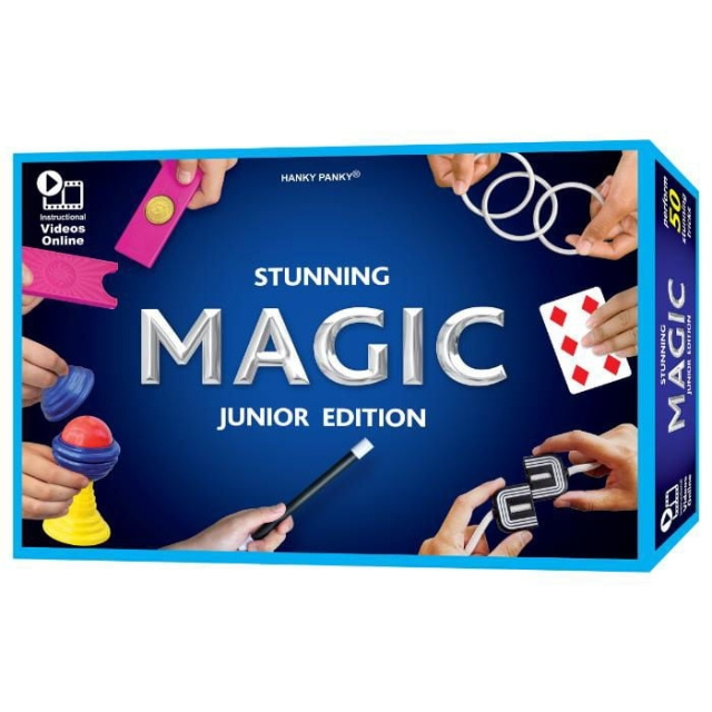 Hanky Panky Toys Stunning Magic - Junior Edition 50 temppua (29038) ryhmässä LELUT, TUOTTEET LAPSILLE JA VAUVOILLE / Peli / Lautapelit @ TP E-commerce Nordic AB (D31351)