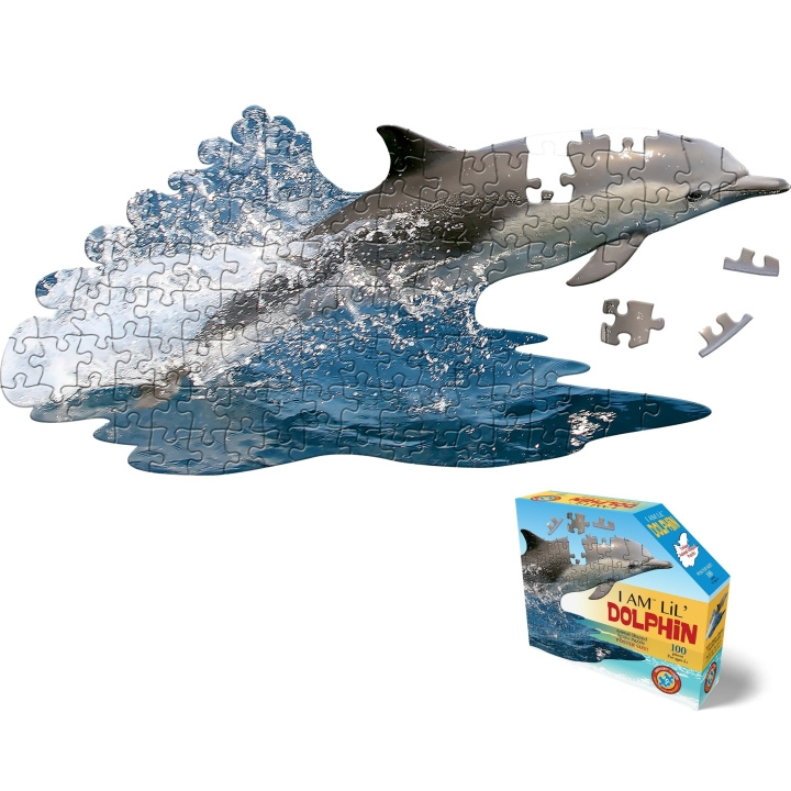 Madd Capp I Am LiL\' Dolphin 100 pcs Puzzle (105200) ryhmässä URHEILU, VAPAA-AIKA JA HARRASTUS / Harrastus / Palapeli @ TP E-commerce Nordic AB (D31364)