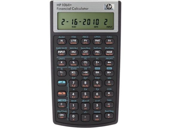 HP 10BII+ Taloudellinen laskin ryhmässä URHEILU, VAPAA-AIKA JA HARRASTUS / Hauskat tavarat / Älylaitteet @ TP E-commerce Nordic AB (D31422)