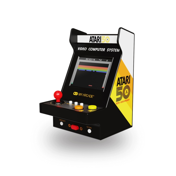 My Arcade Nano Player Atari 75 Pelit 4,5 tuumaa ryhmässä KODINELEKTRONIIKKA / Pelikonsolit & Tarvikkeet / Muut pelit @ TP E-commerce Nordic AB (D31428)