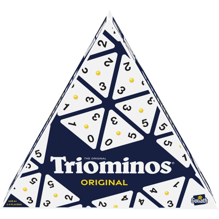Goliath Triominos - Original (pohjoismainen) (GO20327) ryhmässä LELUT, TUOTTEET LAPSILLE JA VAUVOILLE / Peli / Lautapelit @ TP E-commerce Nordic AB (D31524)