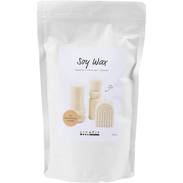DIY Kit Soijavaha - vapaasti seisoviin kynttilöihin (734790) ryhmässä URHEILU, VAPAA-AIKA JA HARRASTUS / Harrastus / DIY Kit @ TP E-commerce Nordic AB (D31533)
