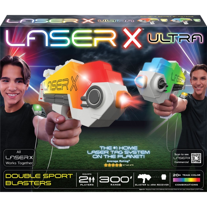 Laser X Ultra Double Sport Blasters (20336) ryhmässä LELUT, TUOTTEET LAPSILLE JA VAUVOILLE / Leikkikalut, Askartelu &Pelit / Toimintapeli @ TP E-commerce Nordic AB (D31552)